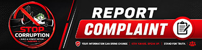 Stop Corruption - Click here for Report 